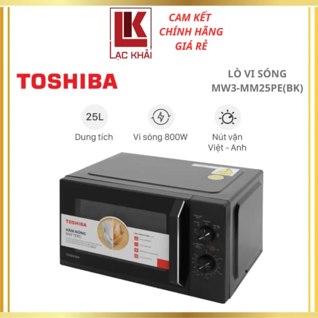 Top 1 so sánh giá Lò vi sóng Toshiba MW3-MM25PE(SV) 25 lít - Tìm sản phẩm giá rẻ nhất - Ảnh 13