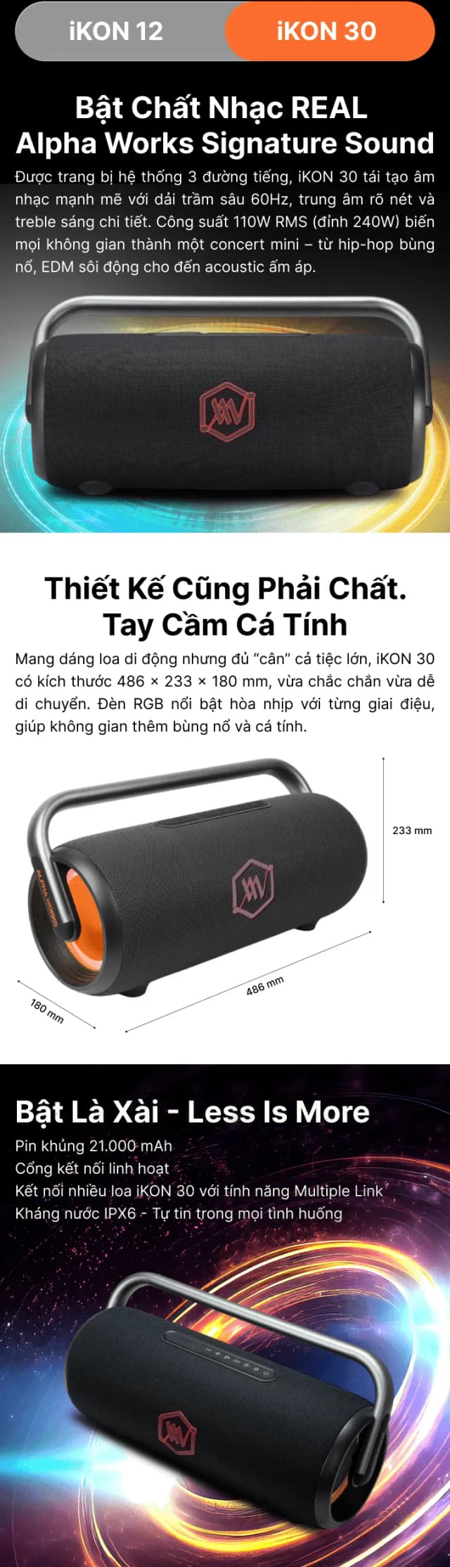So sánh giá Loa Bluetooth Alpha Works AW-IKON12 rẻ nhất? - Ảnh 10