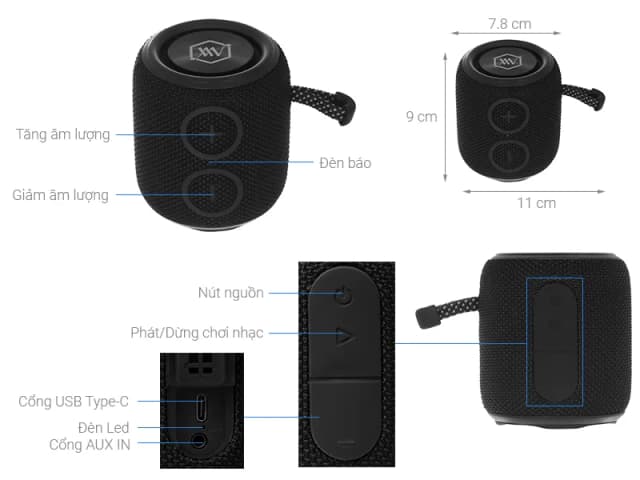 So sánh giá Loa Bluetooth Alpha Works AW-Ride rẻ nhất? - Ảnh 5