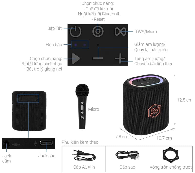 Loa Bluetooth Alpha Works AW- SONIK - Giá rẻ nhất hôm nay - Ảnh 14