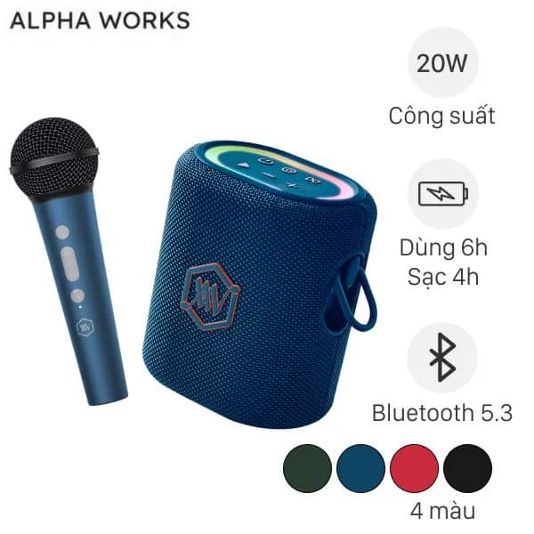 So sánh giá Loa Bluetooth Alpha Works AW- SONIK rẻ nhất? - Ảnh 5