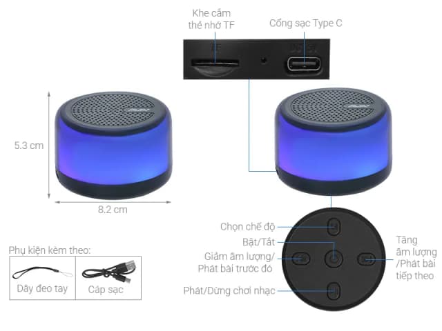 So sánh giá Loa Bluetooth AVA+ Go Z09 rẻ nhất? - Ảnh 3