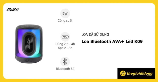 So sánh giá Loa Bluetooth AVA+ Led K09 rẻ nhất? - Ảnh 9