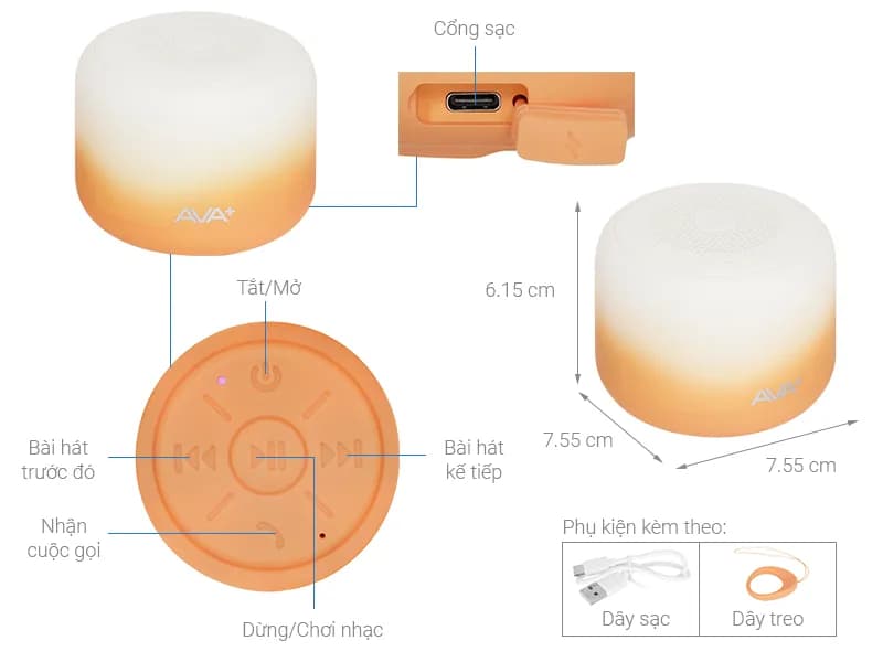 So sánh giá Loa Bluetooth AVA+ MiniPod Y23 - Tìm sản phẩm giá rẻ nhất - Ảnh 10