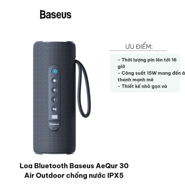 So sánh giá Loa Bluetooth Baseus AeQur 30 Air rẻ nhất? - Ảnh 15