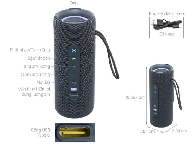 So sánh giá Loa Bluetooth Baseus AeQur 30 Air rẻ nhất? - Ảnh 7