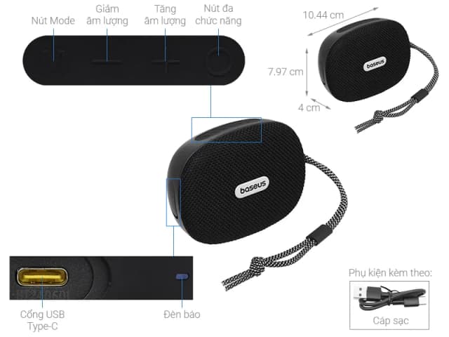 So sánh giá Loa Bluetooth Baseus AeQur 35 Pro Air rẻ nhất? - Ảnh 5