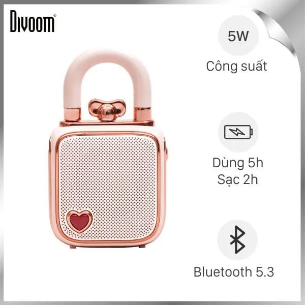 Loa Bluetooth Divoom Lovelock Pink - Ảnh 39