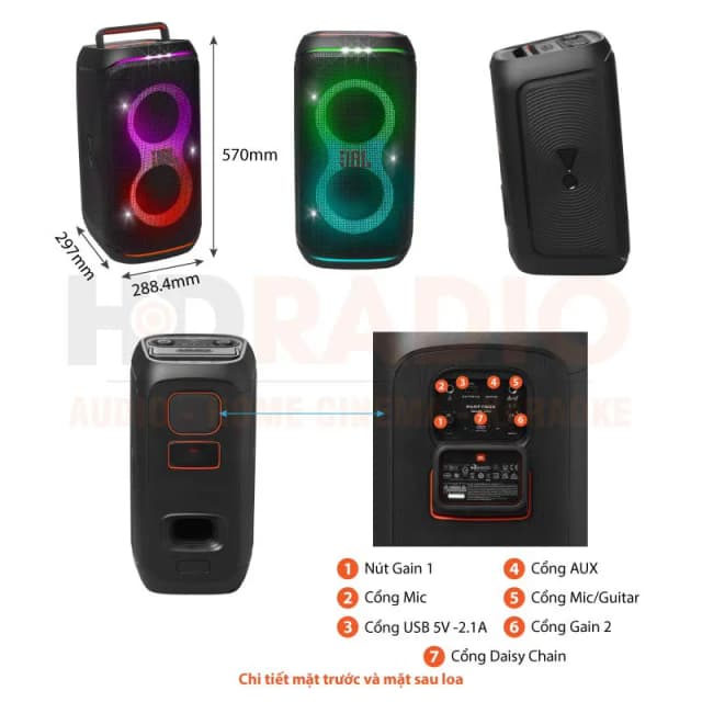 So sánh giá Loa Bluetooth JBL Partybox 120 rẻ nhất? - Ảnh 7