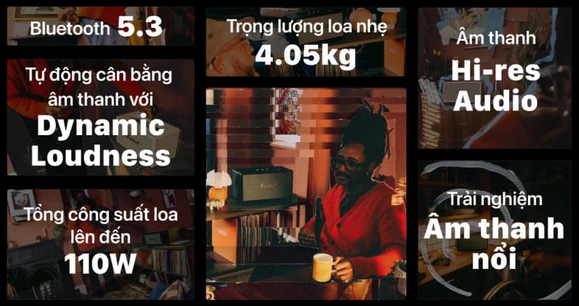 Loa Bluetooth Marshall Acton IV - Giá rẻ nhất hôm nay - Ảnh 3