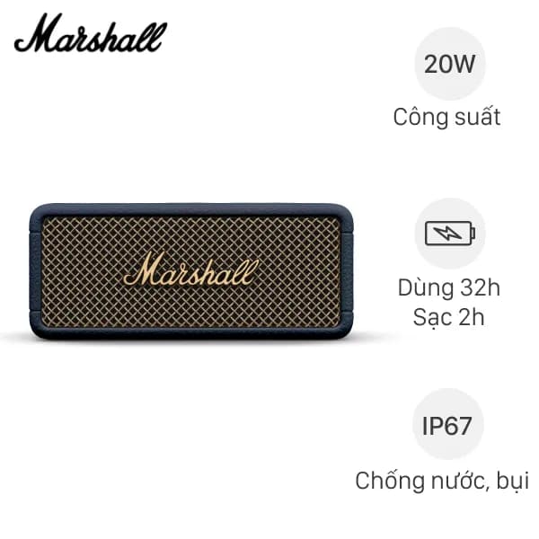 So sánh giá Loa Bluetooth Marshall Emberton III Xanh Bóng Đêm - Tìm sản phẩm giá rẻ nhất - Ảnh 3