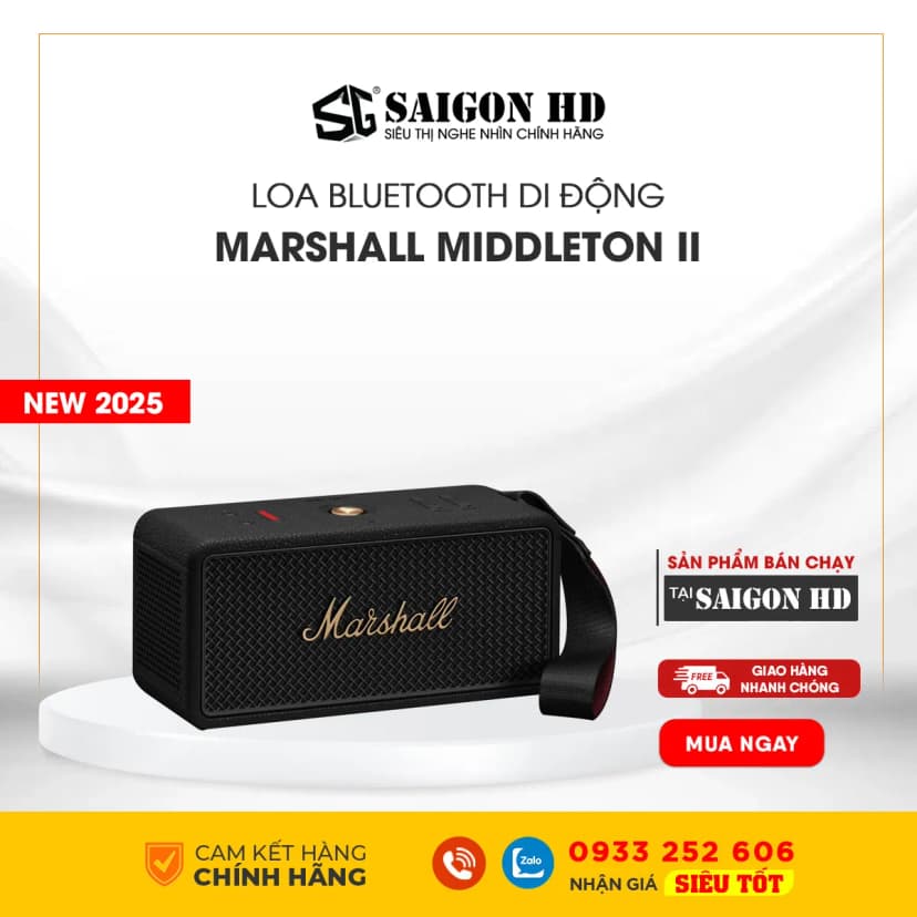 Loa Bluetooth Marshall Middleton II - Giá rẻ nhất hôm nay - Ảnh 5
