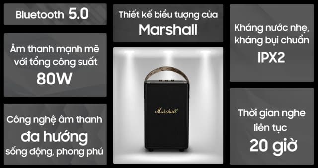 So sánh giá Loa Bluetooth Marshall Tufton rẻ nhất? - Ảnh 17