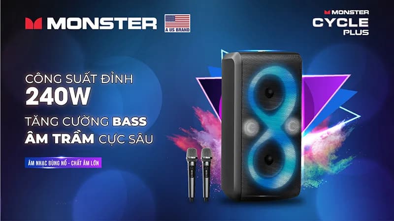Loa Bluetooth Monster Musicbox Cycle Plus MS22120 - Giá rẻ nhất hôm nay - Ảnh 17