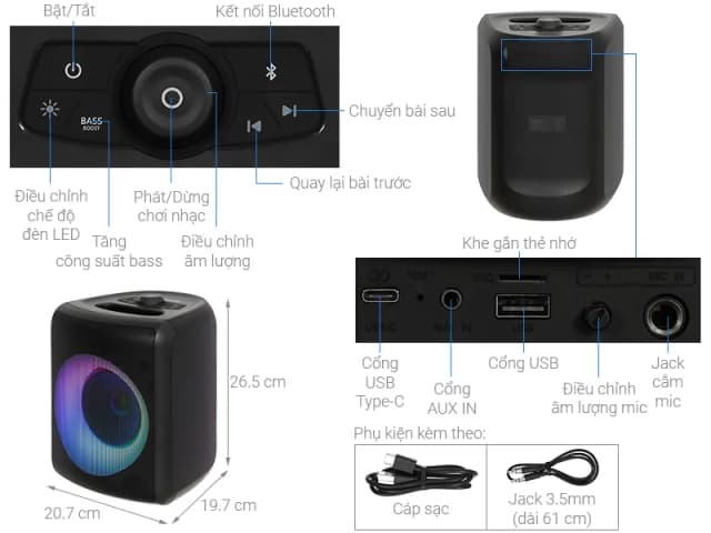 So sánh giá Loa Bluetooth Monster Musicbox MS22150 rẻ nhất? - Ảnh 3