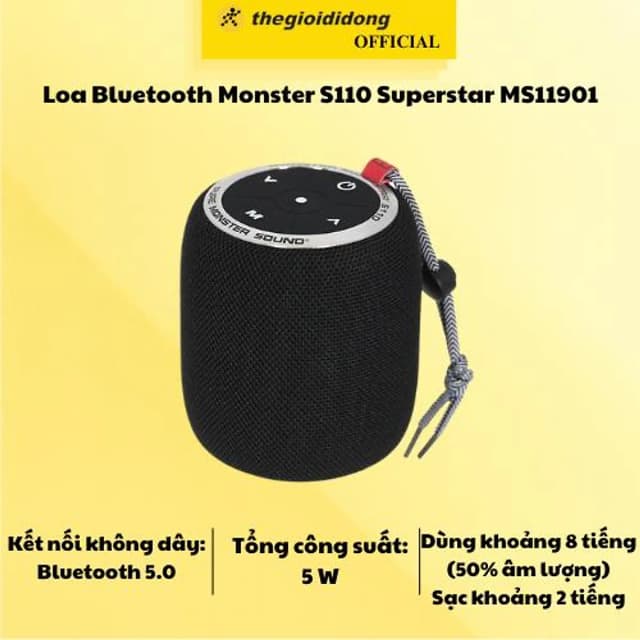 So sánh giá Loa Bluetooth Monster S110 Superstar MS11901 rẻ nhất? - Ảnh 7