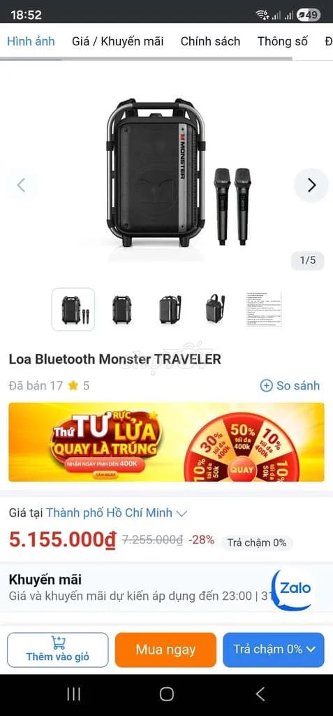 So sánh giá Loa Bluetooth Monster TRAVELER - Tìm sản phẩm giá rẻ nhất - Ảnh 15
