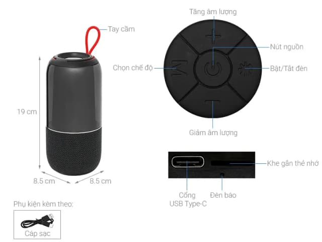 So sánh giá Loa Bluetooth Rezo Ledmi K310 rẻ nhất? - Ảnh 7