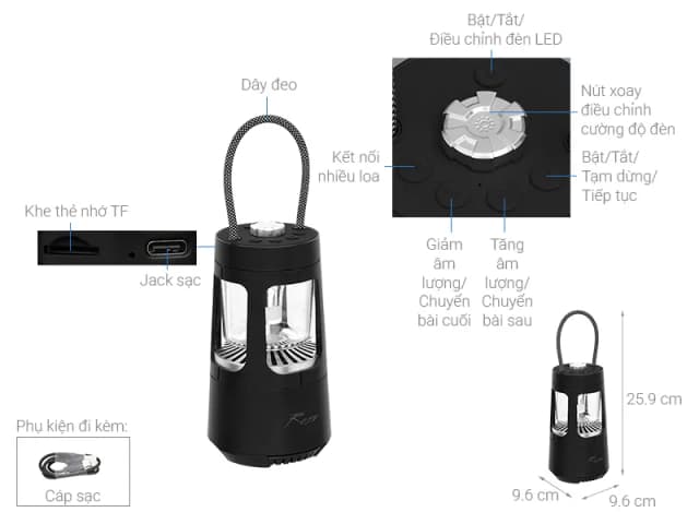 So sánh giá Loa Bluetooth Rezo LightCamp rẻ nhất? - Ảnh 5