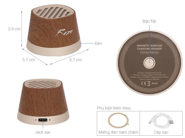So sánh giá Loa Bluetooth Rezo MagSound rẻ nhất? - Ảnh 3