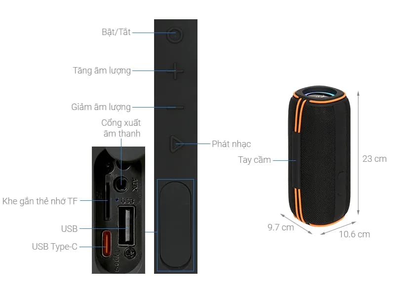 Loa Bluetooth Rezo Play Pro - Giá rẻ nhất hôm nay - Ảnh 4
