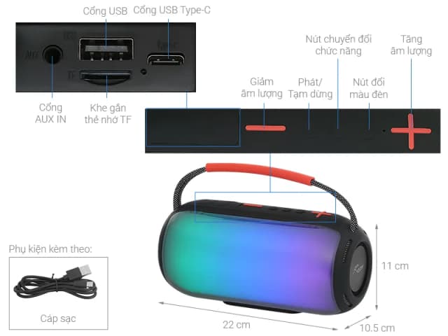 So sánh giá Loa Bluetooth Rezo Pulse E21 rẻ nhất? - Ảnh 3