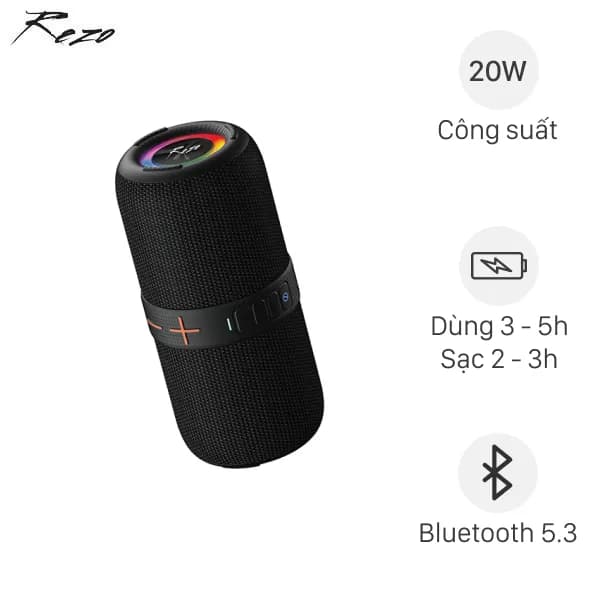 So sánh giá Loa Bluetooth Rezo Wave Pro - Tìm sản phẩm giá rẻ nhất - Ảnh 2