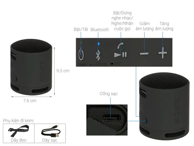 So sánh giá Loa Bluetooth Sony SRS-XB100 rẻ nhất? - Ảnh 14