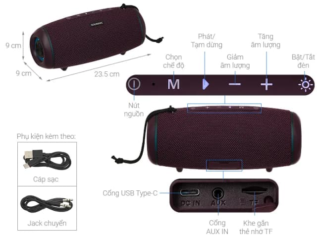So sánh giá Loa Bluetooth Sounarc R1 Portable Speaker rẻ nhất? - Ảnh 10