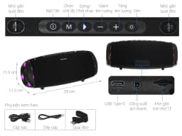 Loa Bluetooth Sounarc R2 Portable Speaker - Giá rẻ nhất hôm nay - Ảnh 10