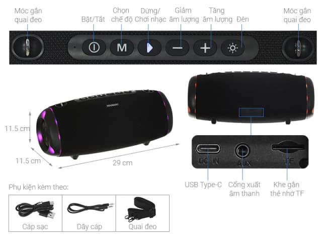 So sánh giá Loa Bluetooth Sounarc R2 Portable Speaker rẻ nhất? - Ảnh 10