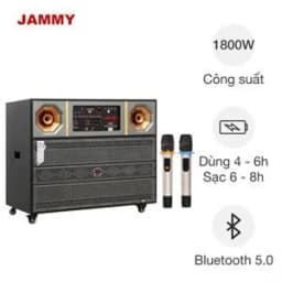 So sánh giá Loa kéo karaoke Jammy S8078K 1800W - Tìm sản phẩm giá rẻ nhất - Ảnh 2