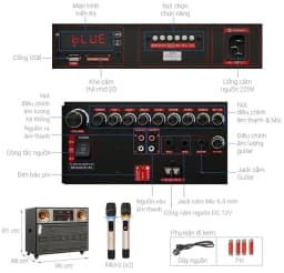 So sánh giá Loa kéo karaoke Jammy S8078K 1800W - Tìm sản phẩm giá rẻ nhất - Ảnh 10