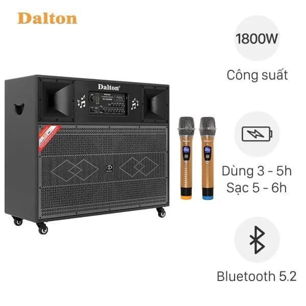 So sánh giá Loa kéo karaoke Dalton TS-15A6500 rẻ nhất? - Ảnh 2