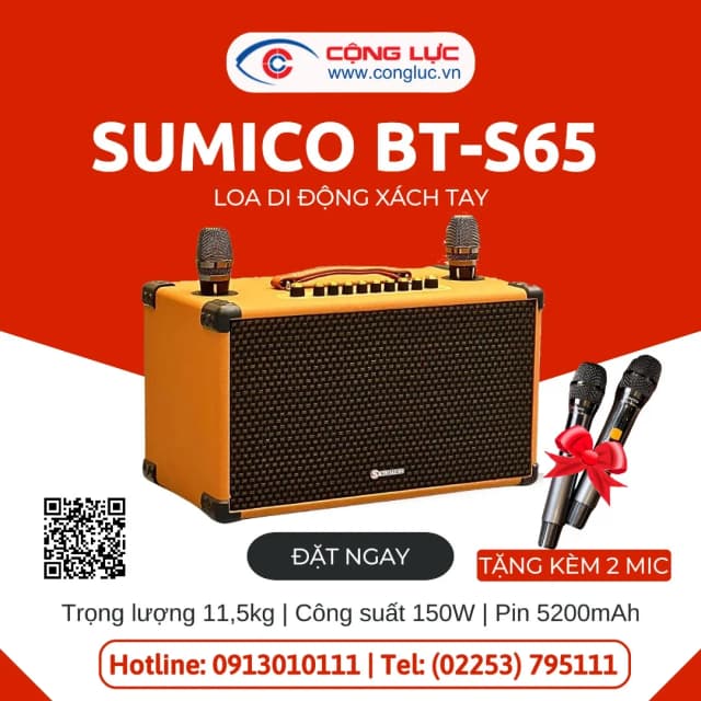 So sánh giá Loa karaoke xách tay Sumico BT-S65 150W rẻ nhất? - Ảnh 14