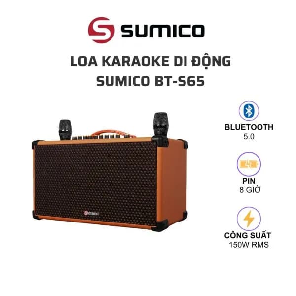 So sánh giá Loa karaoke xách tay Sumico BT-S65 150W rẻ nhất? - Ảnh 8