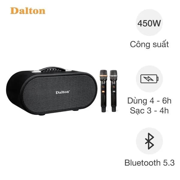 Loa karaoke xách tay Dalton Apollo LS26 450W - Ảnh 1