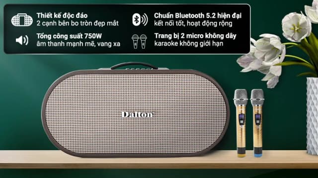 So sánh giá Loa karaoke xách tay Dalton K220C 750W rẻ nhất? - Ảnh 6