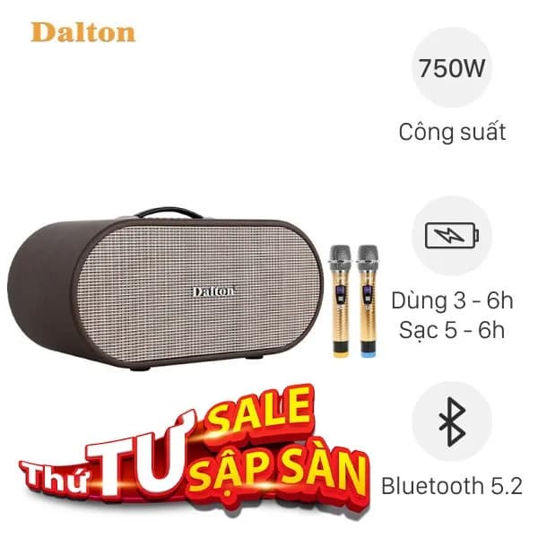 So sánh giá Loa karaoke xách tay Dalton K220C 750W rẻ nhất? - Ảnh 10