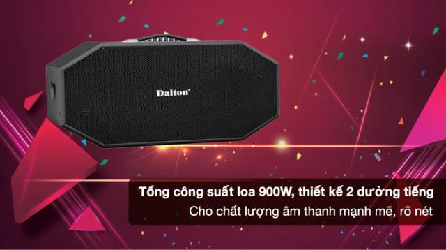 So sánh giá Loa karaoke xách tay Dalton K225C 900W rẻ nhất? - Ảnh 9