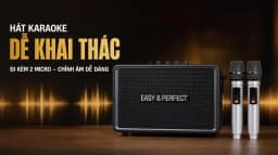 So sánh giá Loa karaoke xách tay Easy & Perfect EP-Tornado 130W - Đen - Tìm sản phẩm giá rẻ nhất - Ảnh 3