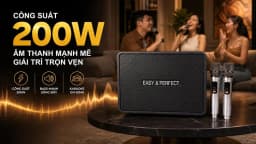 So sánh giá Loa karaoke xách tay Easy & Perfect EP-Volcano 200W - Đen - Tìm sản phẩm giá rẻ nhất - Ảnh 3