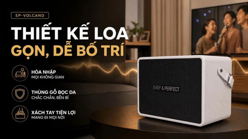 So sánh giá Loa karaoke xách tay Easy & Perfect EP-Volcano 200W - Tìm sản phẩm giá rẻ nhất - Ảnh 2