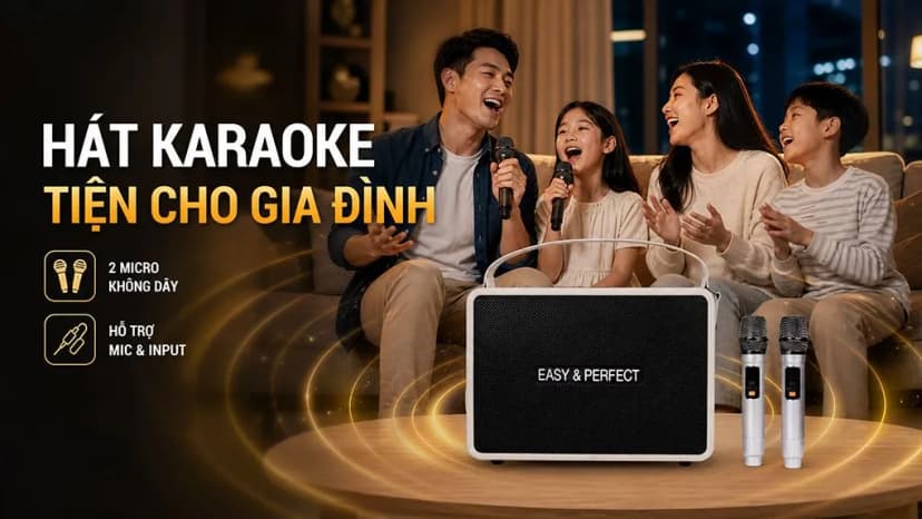 So sánh giá Loa karaoke xách tay Easy & Perfect EP-Volcano 200W - Tìm sản phẩm giá rẻ nhất - Ảnh 4