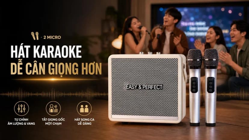 So sánh giá Loa karaoke xách tay Easy & Perfect EP-Windy 18W - Tìm sản phẩm giá rẻ nhất - Ảnh 3