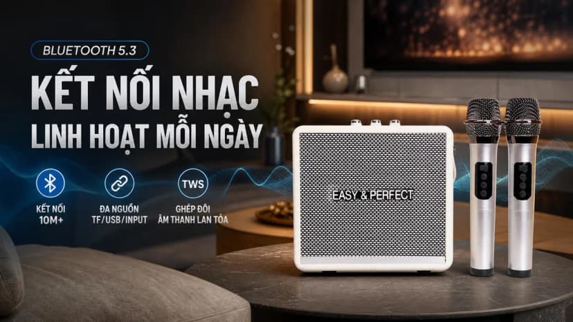 So sánh giá Loa karaoke xách tay Easy & Perfect EP-Windy 18W - Tìm sản phẩm giá rẻ nhất - Ảnh 4