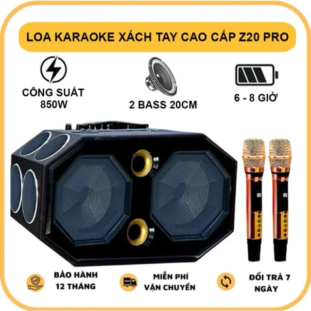Top 1 so sánh giá Loa karaoke xách tay Hyundai HD0303 200W - Tìm sản phẩm giá rẻ nhất - Ảnh 3