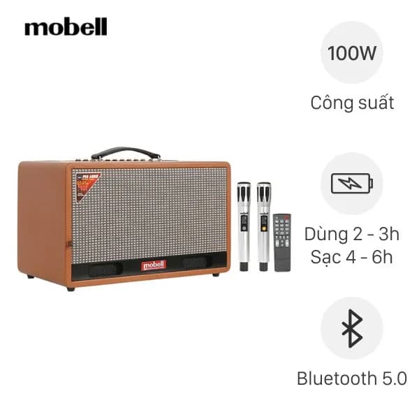 So sánh giá Loa karaoke xách tay Mobell MK-4960A 100W rẻ nhất? - Ảnh 3
