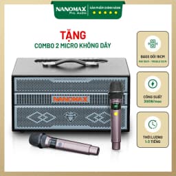 Loa karaoke xách tay Nanomax X-920 420W - Giá rẻ nhất hôm nay - Ảnh 14
