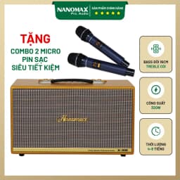 Loa karaoke xách tay Nanomax X-920 420W - Giá rẻ nhất hôm nay - Ảnh 7